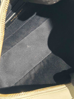 Saint Laurent Crema Soft Leather Quilted Camera Bag