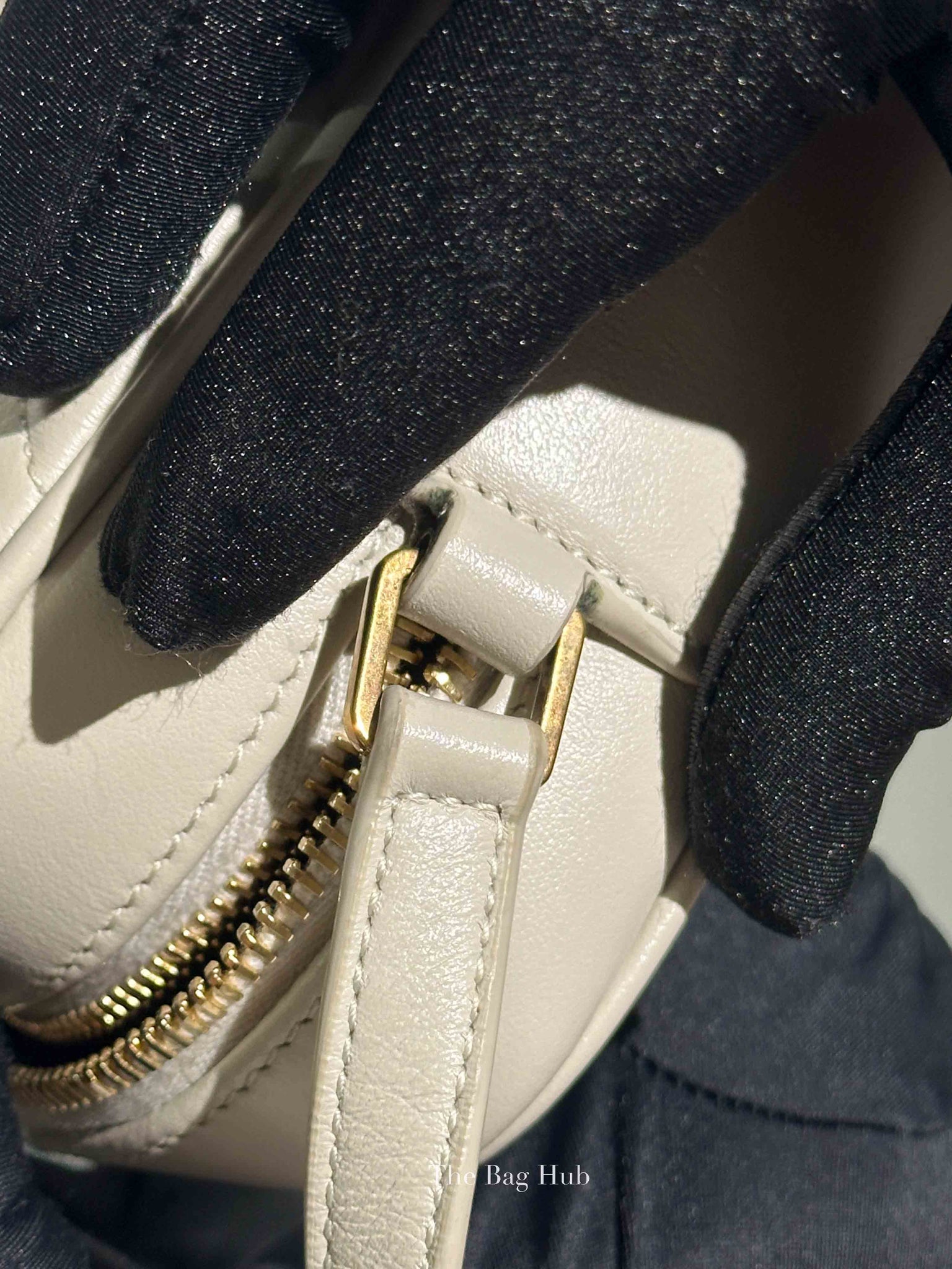 Saint Laurent Crema Soft Leather Quilted Camera Bag
