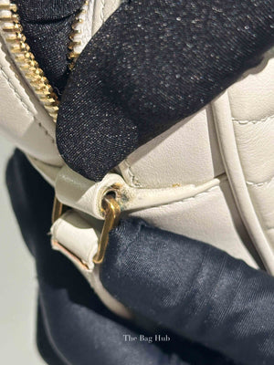 Saint Laurent Crema Soft Leather Quilted Camera Bag