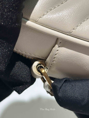 Saint Laurent Crema Soft Leather Quilted Camera Bag