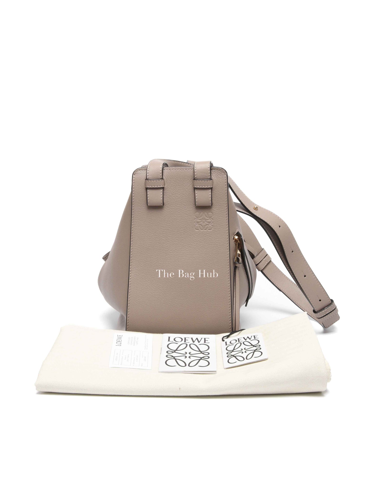 Loewe Sand Soft Grained Calfskin Small Hammock Bag