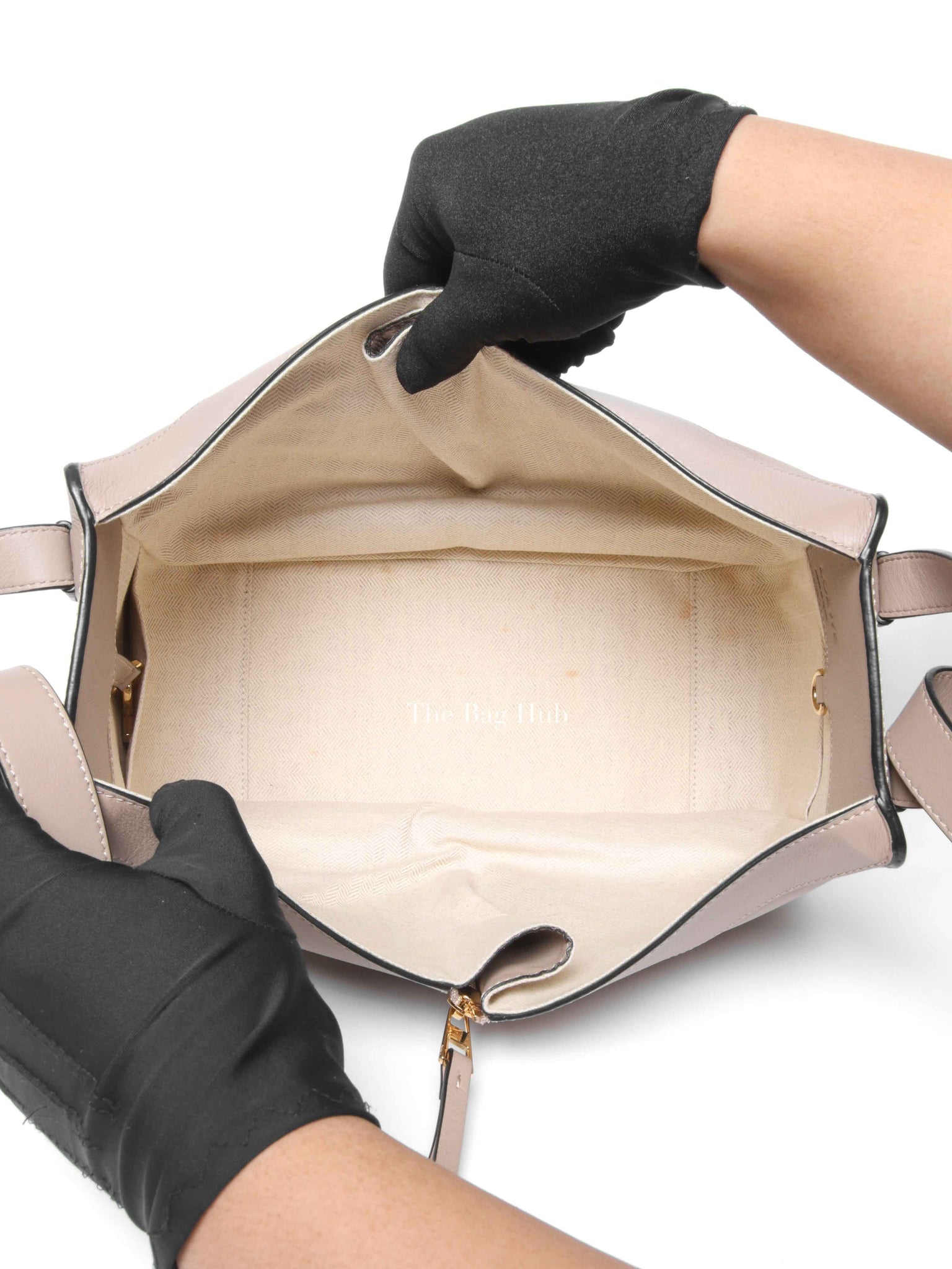 Loewe Sand Soft Grained Calfskin Small Hammock Bag