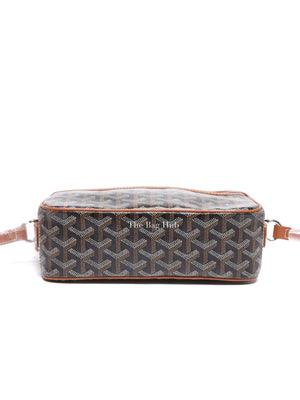 Goyard Black Tan Coated Canvas and Leather Cap Vert Crossbody Bag