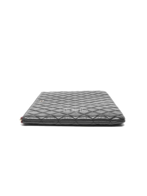 Chanel Black Classic Lambskin Large Clutch Bag