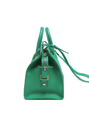 Saint Laurent Green Calfskin Classic Cabas Chyc Small Bag