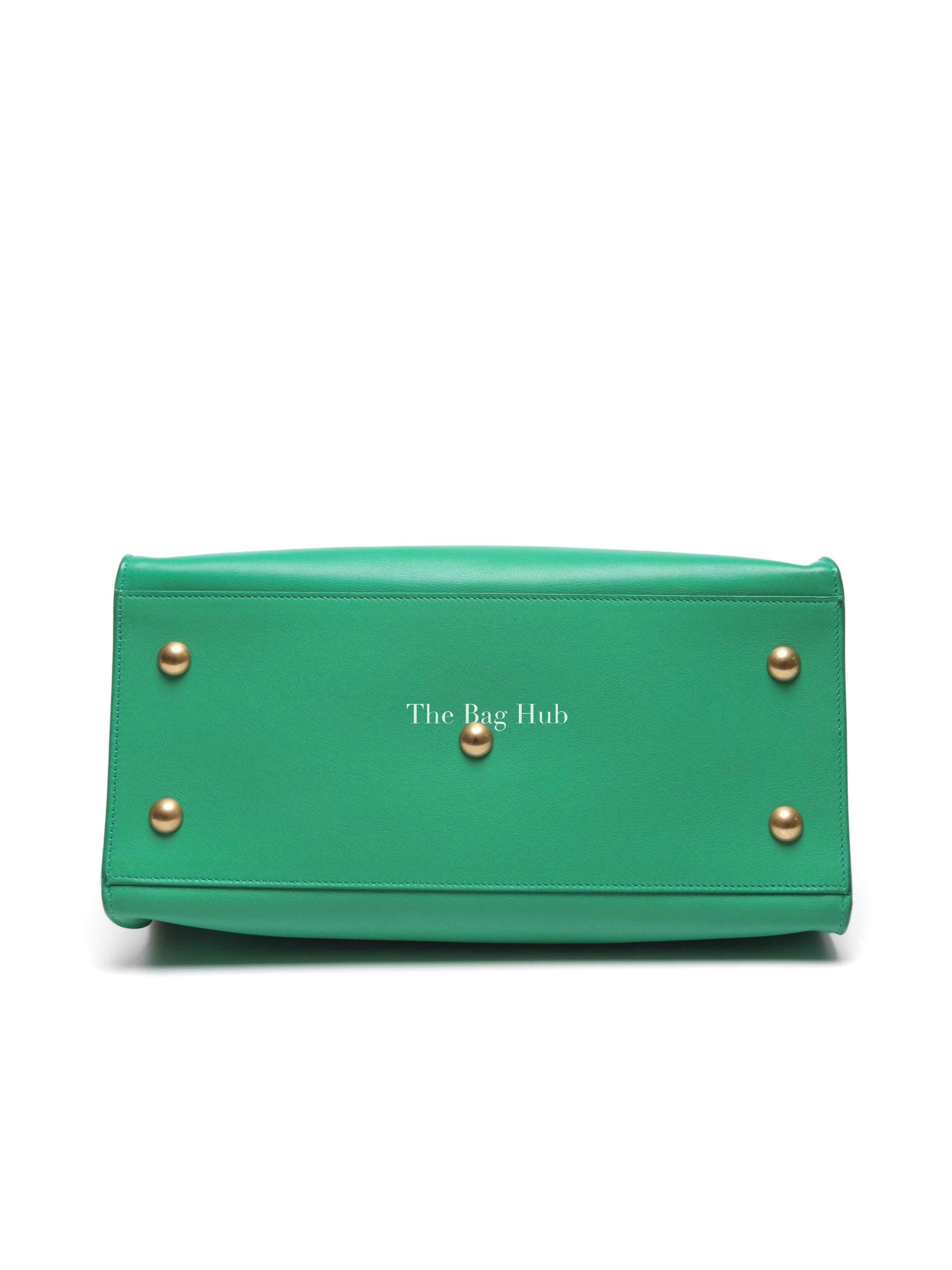 Saint Laurent Green Calfskin Classic Cabas Chyc Small Bag
