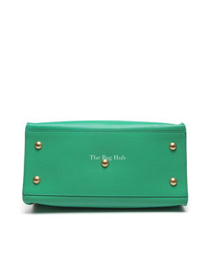 Saint Laurent Green Calfskin Classic Cabas Chyc Small Bag