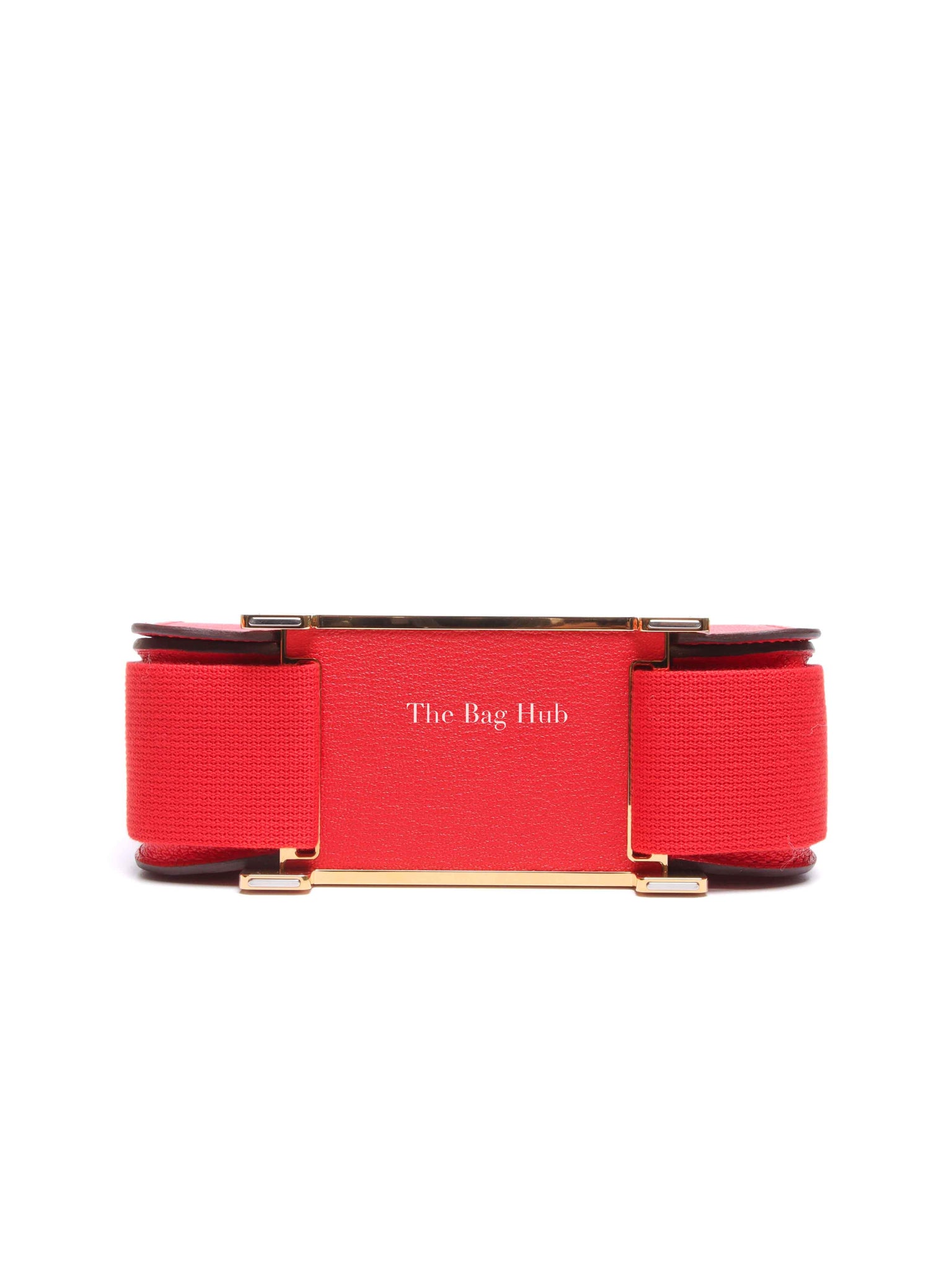 Hermes Rose Texas Chevre Mysore Geta Bag GHW