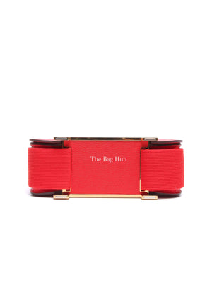 Hermes Rose Texas Chevre Mysore Geta Bag GHW