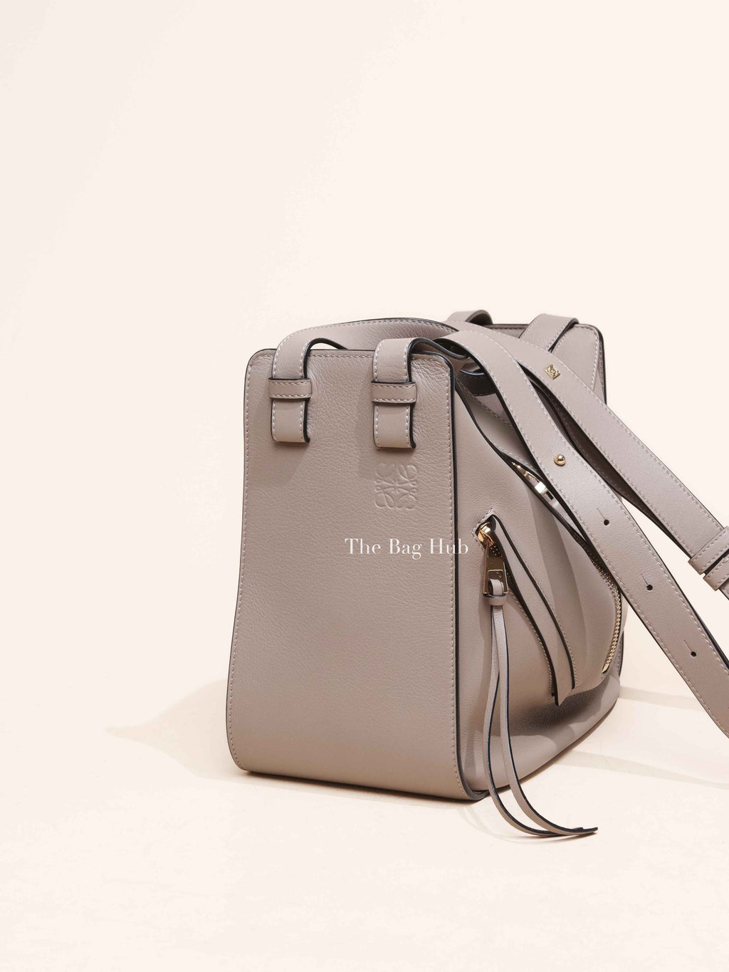 Loewe Sand Soft Grained Calfskin Small Hammock Bag
