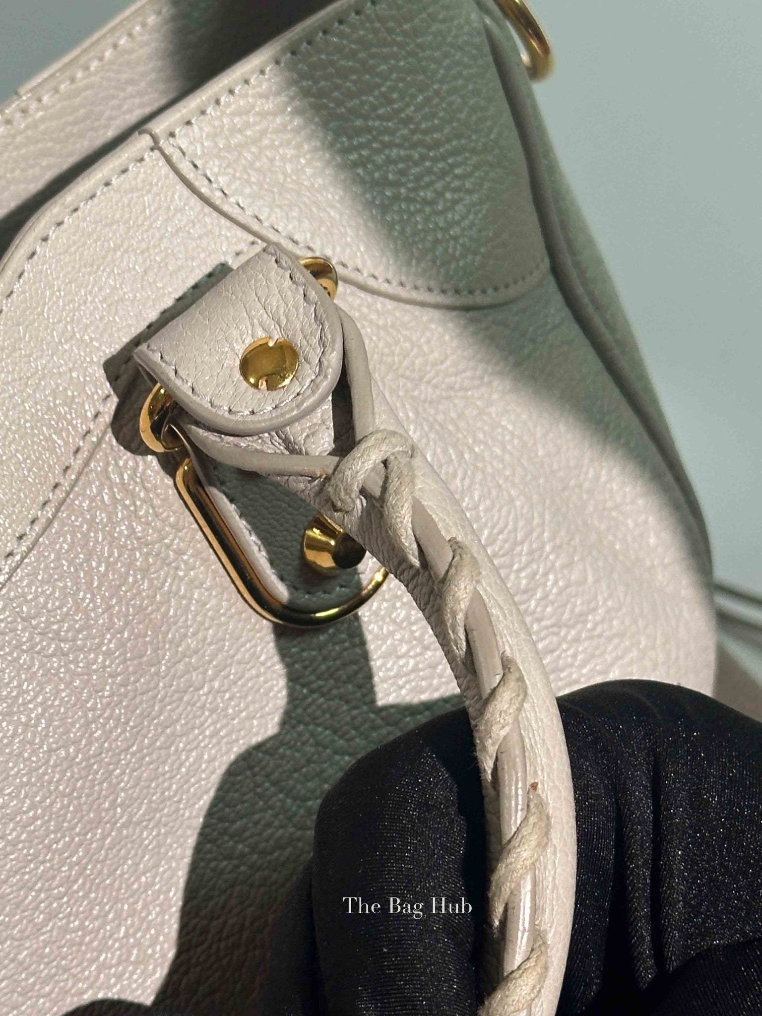 Balenciaga Gris Glace Leather Metallic Edge Velo Bag