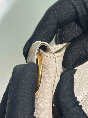 Balenciaga Gris Glace Leather Metallic Edge Velo Bag