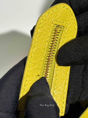 Balenciaga Jaune Poussin Leather G12 City Bag GHW
