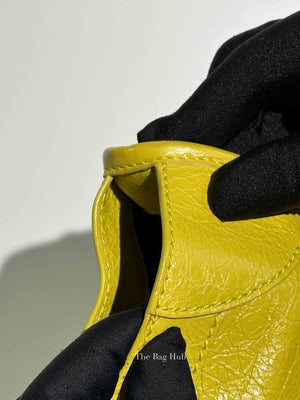 Balenciaga Jaune Poussin Leather G12 City Bag GHW