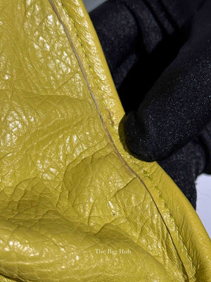 Balenciaga Jaune Poussin Leather G12 City Bag GHW