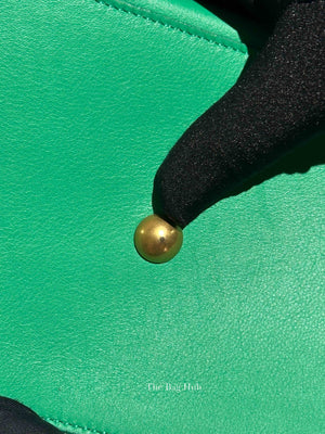 Saint Laurent Green Calfskin Classic Cabas Chyc Small Bag