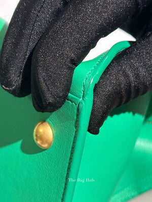 Saint Laurent Green Calfskin Classic Cabas Chyc Small Bag