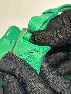 Saint Laurent Green Calfskin Classic Cabas Chyc Small Bag