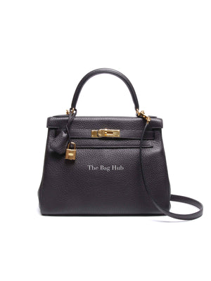 Hermes Prunoir Togo Leather Kelly 28 Bag GHW
