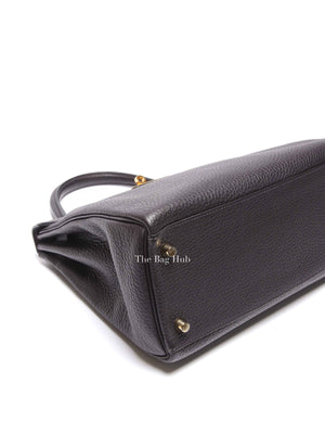 Hermes Prunoir Togo Leather Kelly 28 Bag GHW