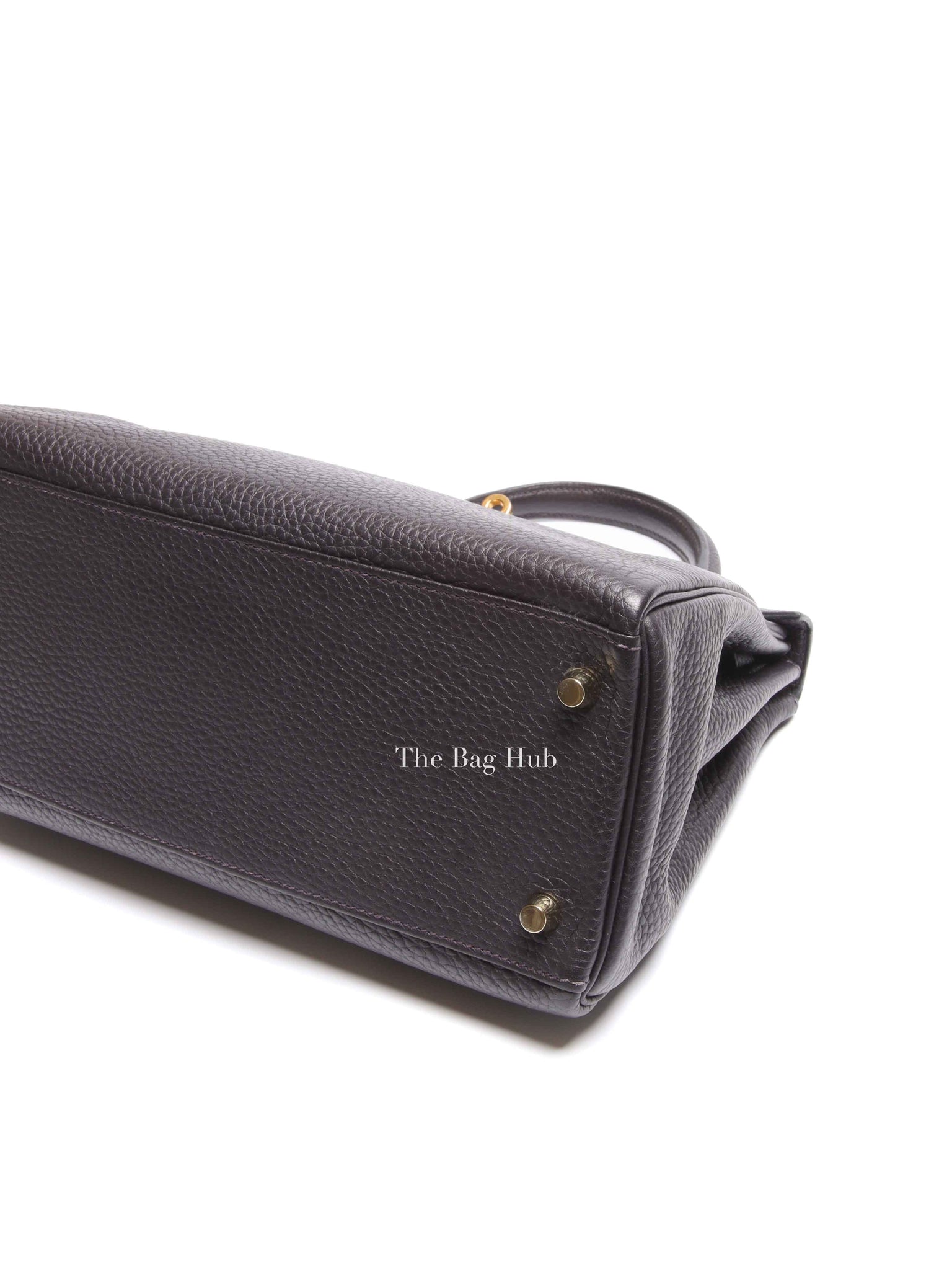 Hermes Prunoir Togo Leather Kelly 28 Bag GHW