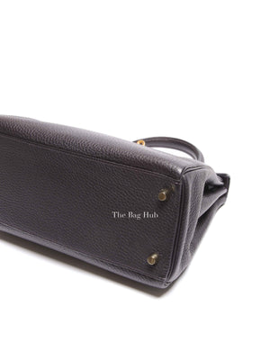 Hermes Prunoir Togo Leather Kelly 28 Bag GHW
