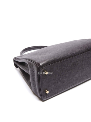 Hermes Prunoir Togo Leather Kelly 28 Bag GHW