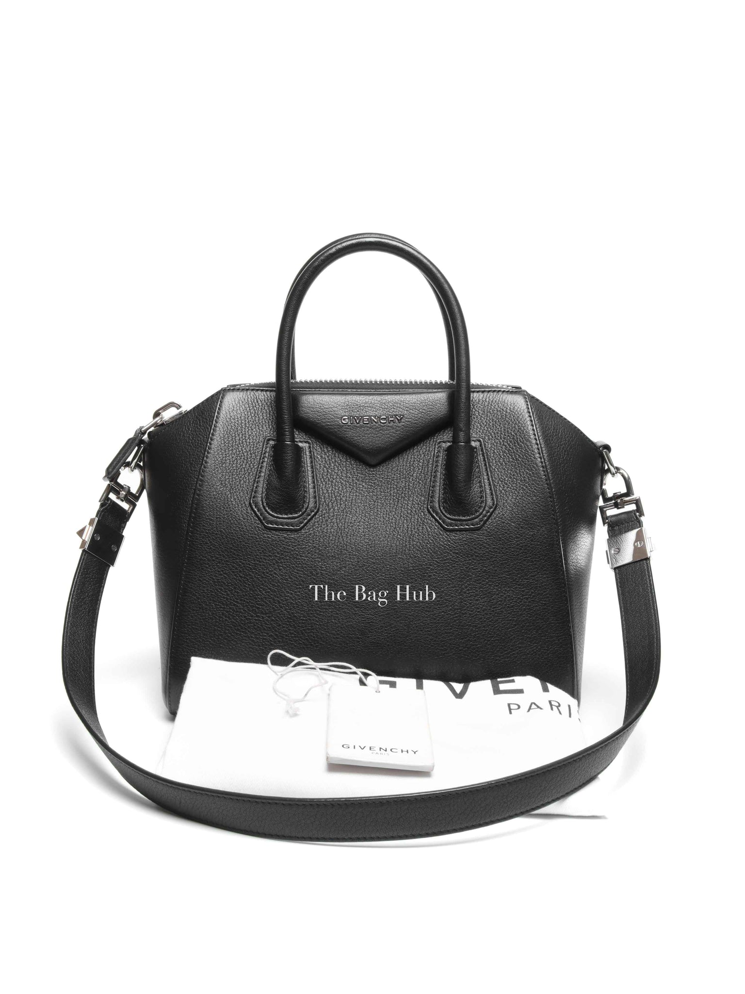 Givenchy Black Goatskin Small Antigona Bag