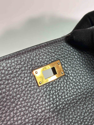 Hermes Prunoir Togo Leather Kelly 28 Bag GHW