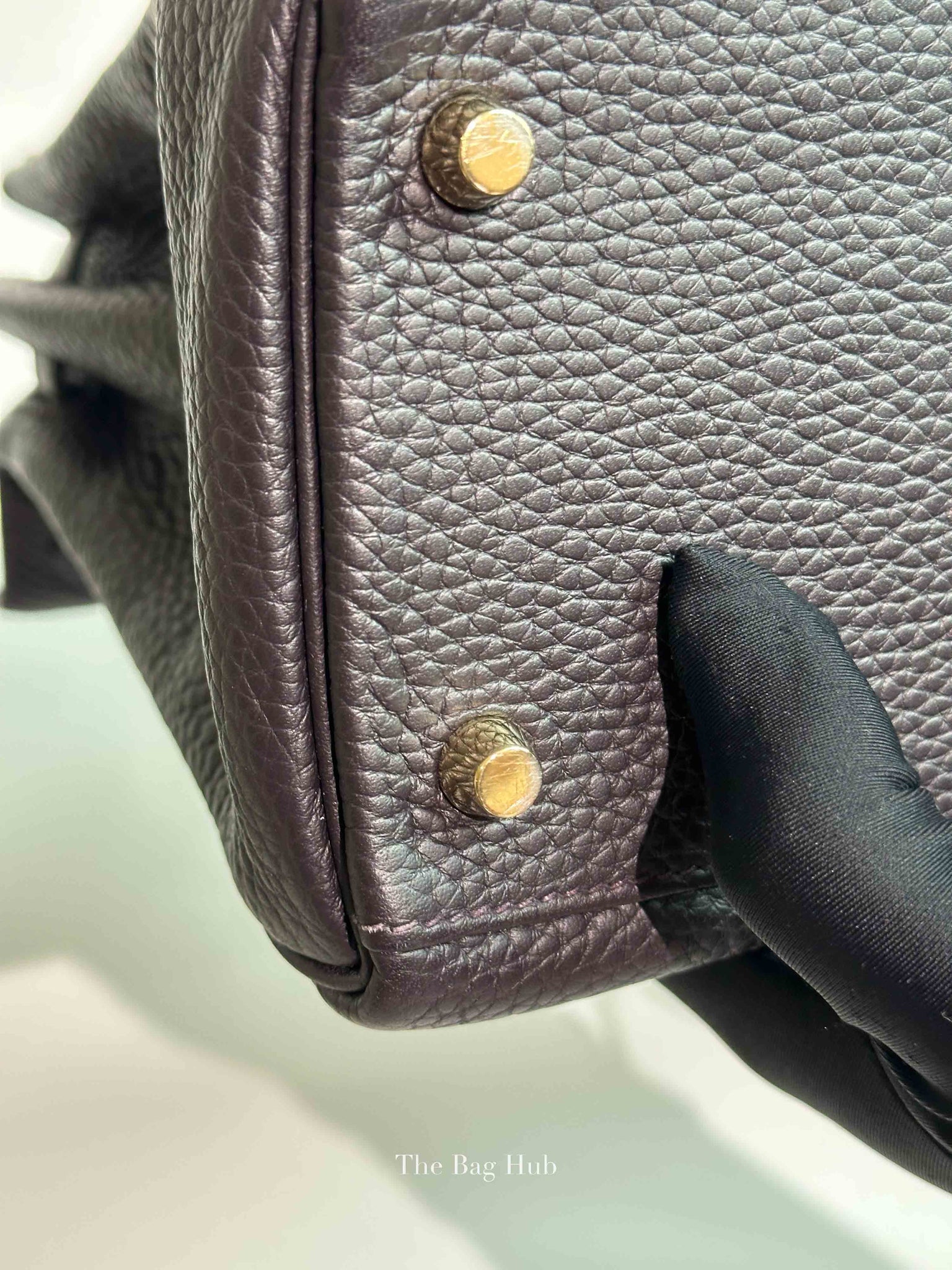 Hermes Prunoir Togo Leather Kelly 28 Bag GHW