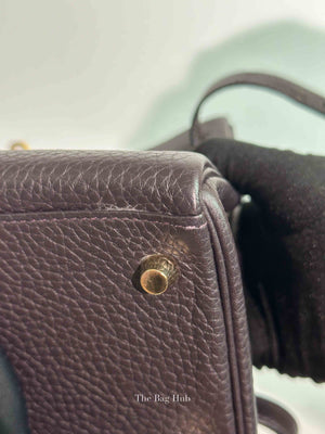 Hermes Prunoir Togo Leather Kelly 28 Bag GHW