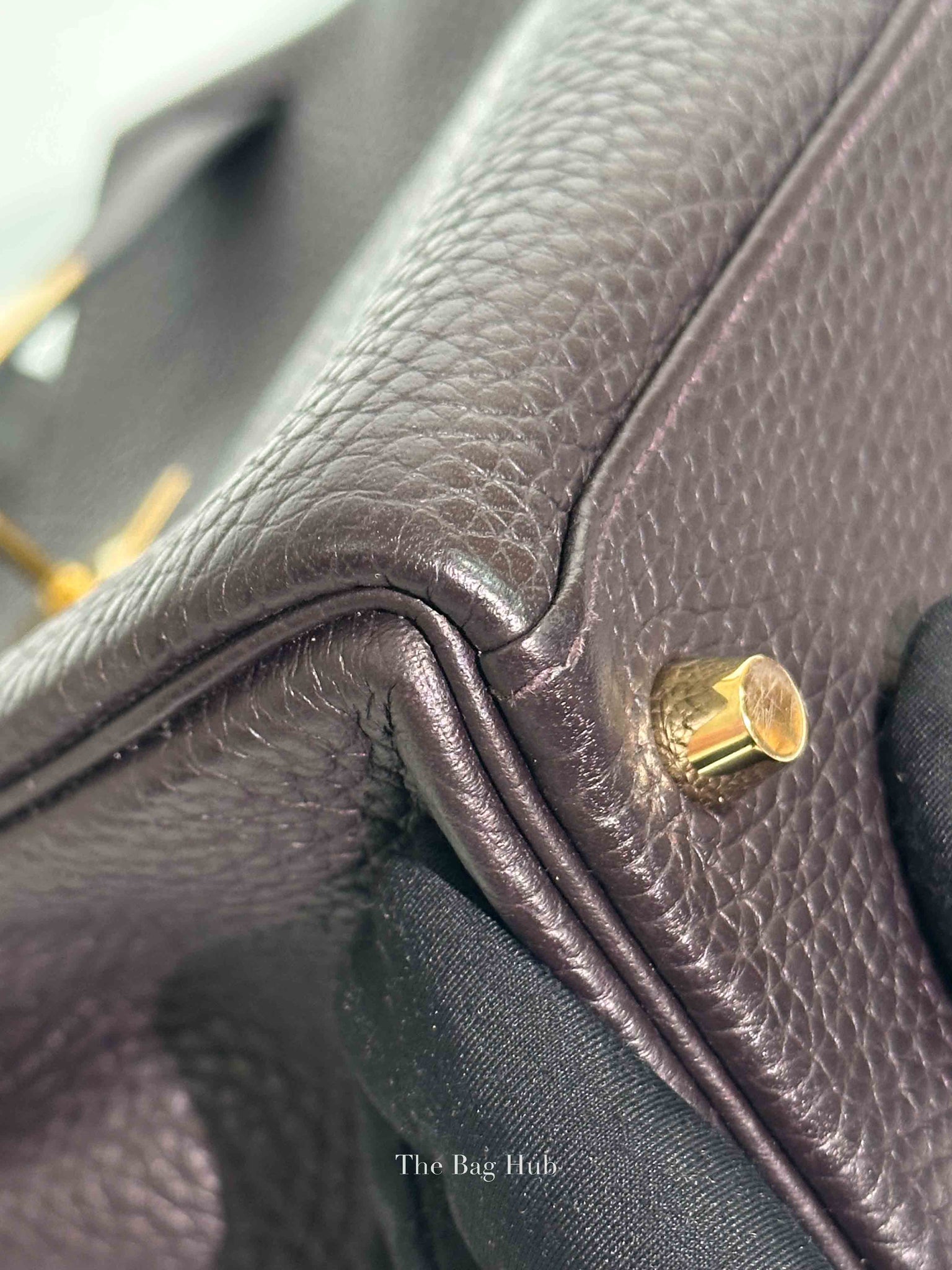 Hermes Prunoir Togo Leather Kelly 28 Bag GHW