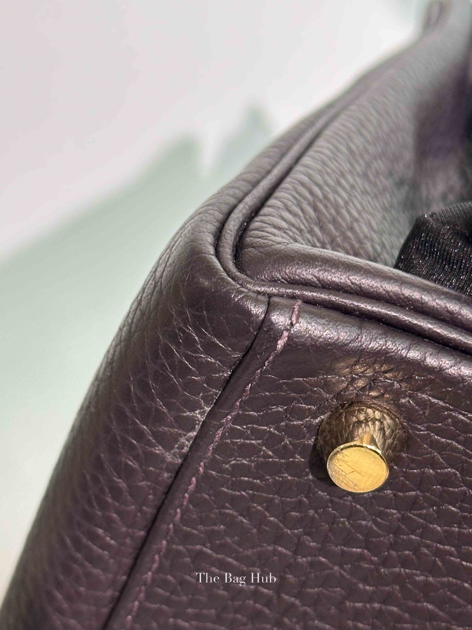 Hermes Prunoir Togo Leather Kelly 28 Bag GHW