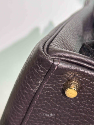 Hermes Prunoir Togo Leather Kelly 28 Bag GHW