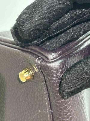 Hermes Prunoir Togo Leather Kelly 28 Bag GHW