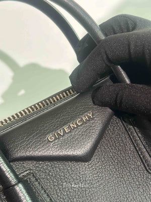 Givenchy Black Goatskin Small Antigona Bag