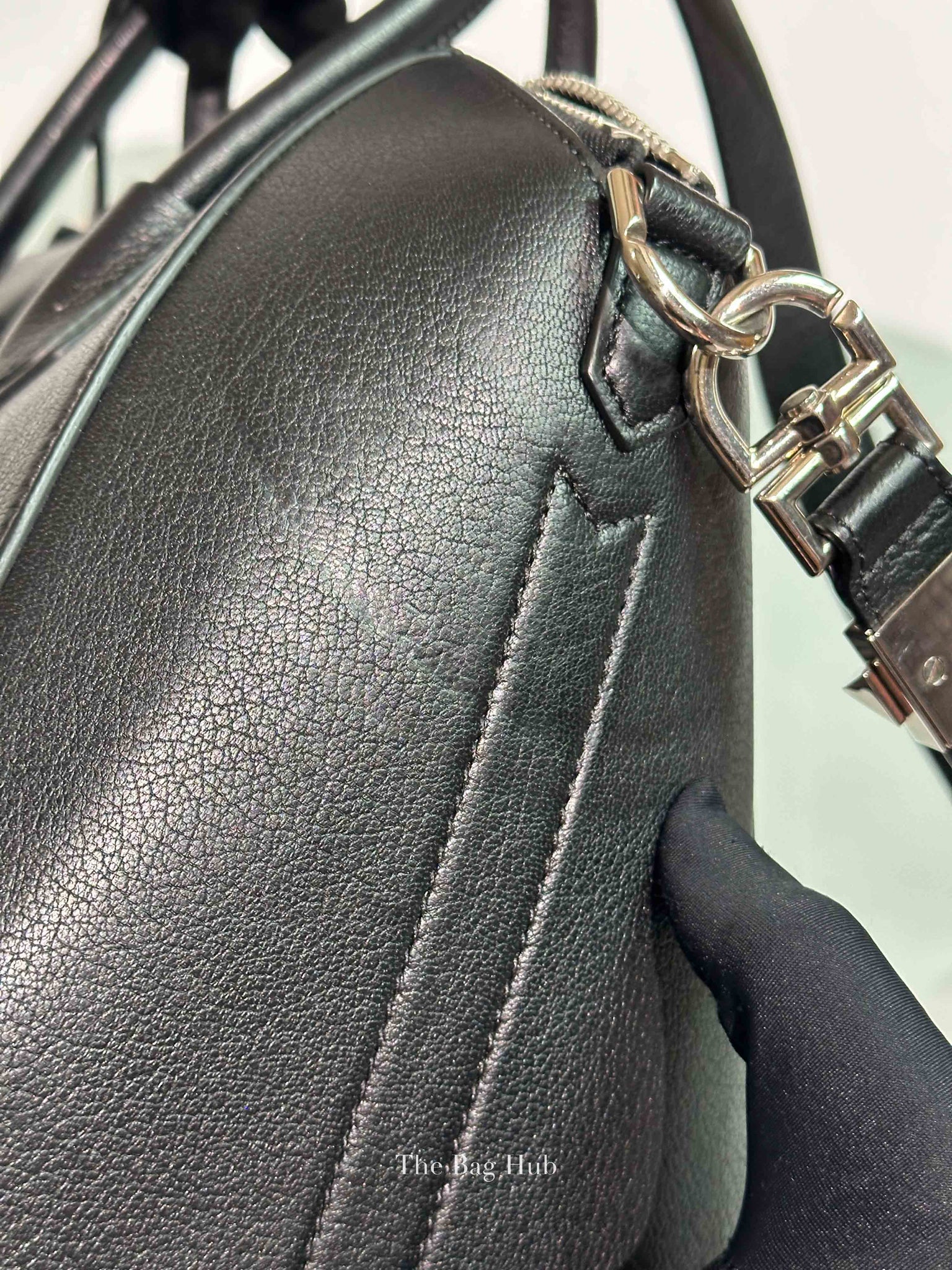 Givenchy Black Goatskin Small Antigona Bag