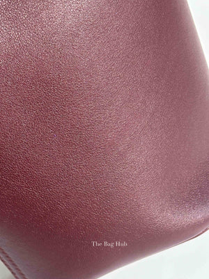Loewe Dark Burgundy Smooth Calfskin Pebble Bucket Mini Bag