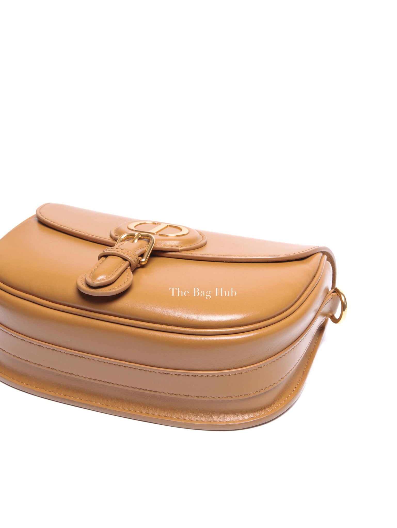 Dior Camel Box Calfskin Medium Bobby Bag