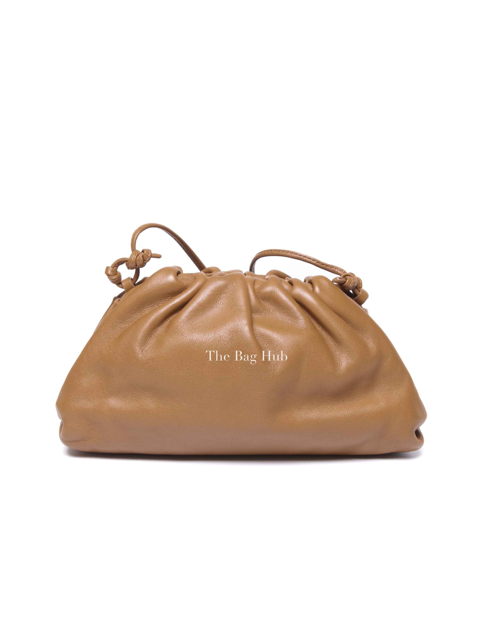 Bottega Veneta Brown Calfskin The Mini Pouch Crossbody Bag