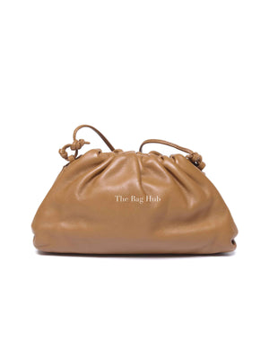 Bottega Veneta Brown Calfskin The Mini Pouch Crossbody Bag