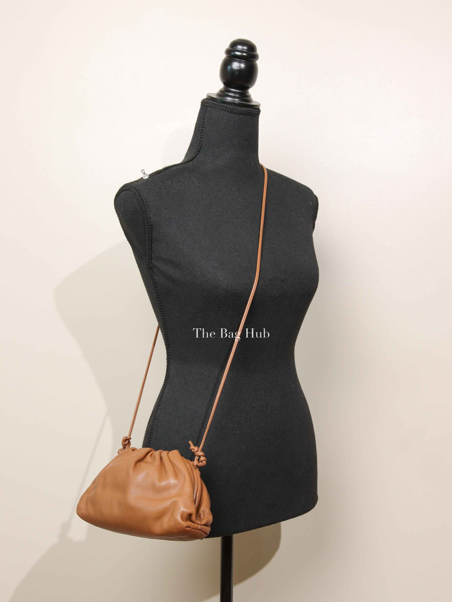 Bottega Veneta Brown Calfskin The Mini Pouch Crossbody Bag