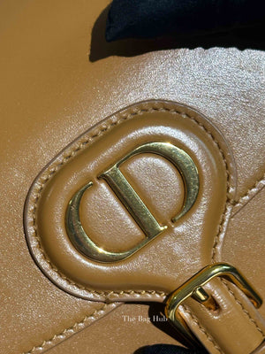 Dior Camel Box Calfskin Medium Bobby Bag