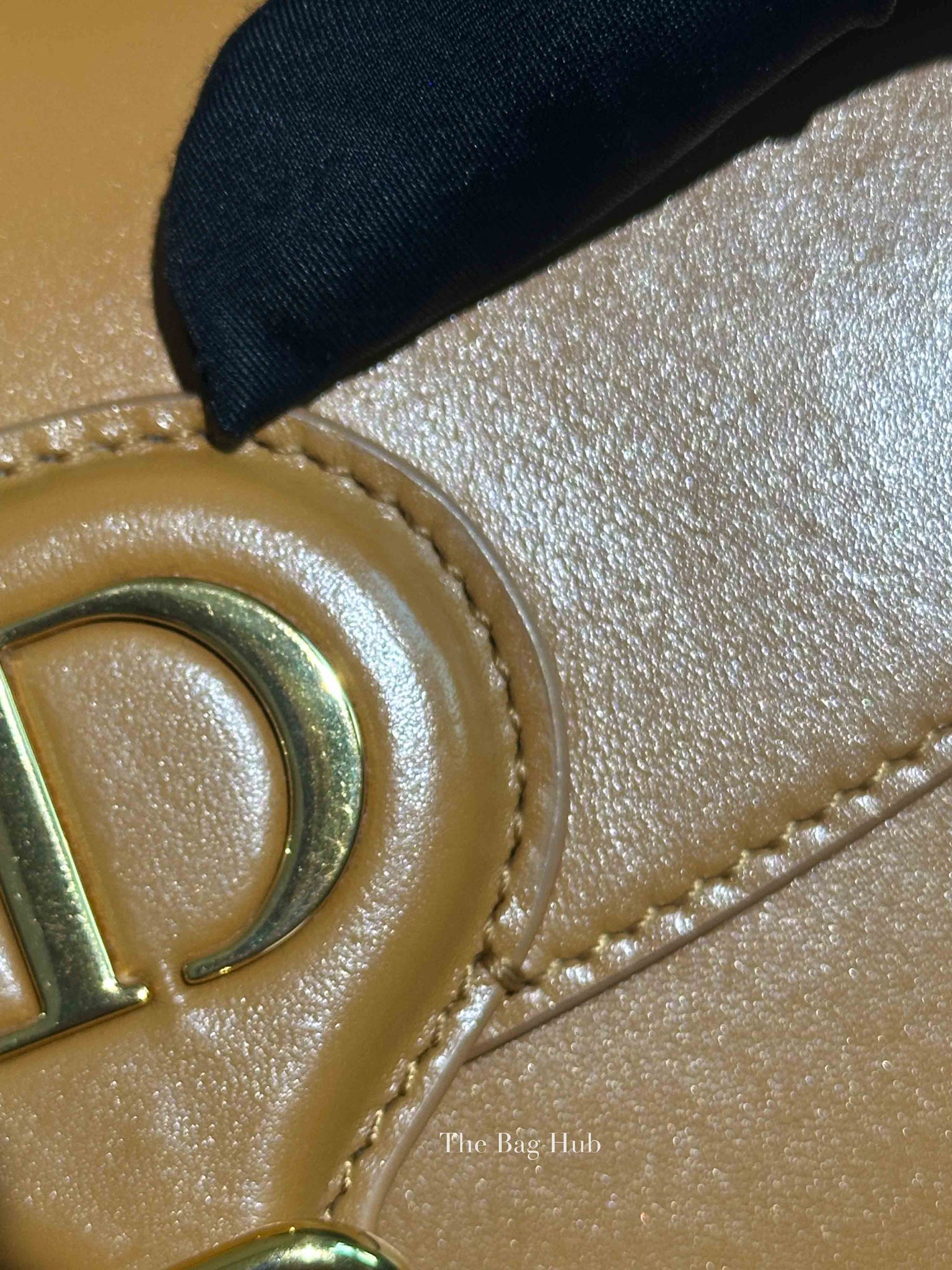 Dior Camel Box Calfskin Medium Bobby Bag