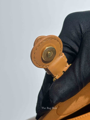 Dior Camel Box Calfskin Medium Bobby Bag