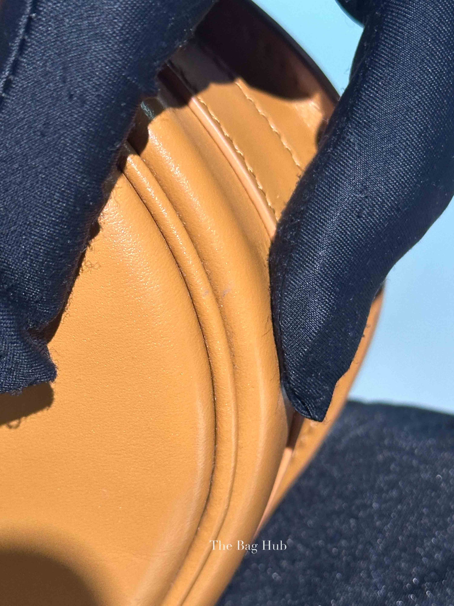 Dior Camel Box Calfskin Medium Bobby Bag