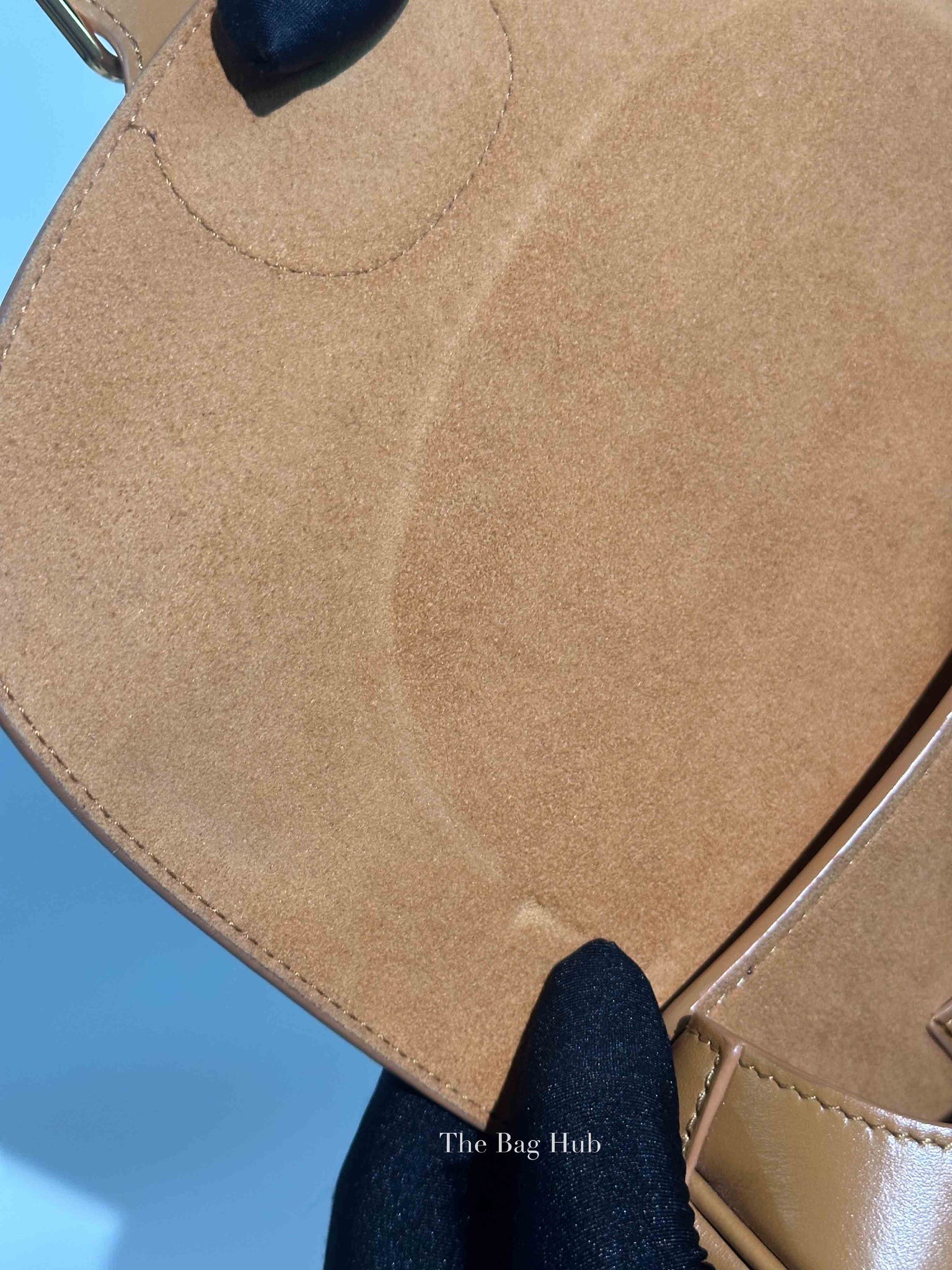 Dior Camel Box Calfskin Medium Bobby Bag