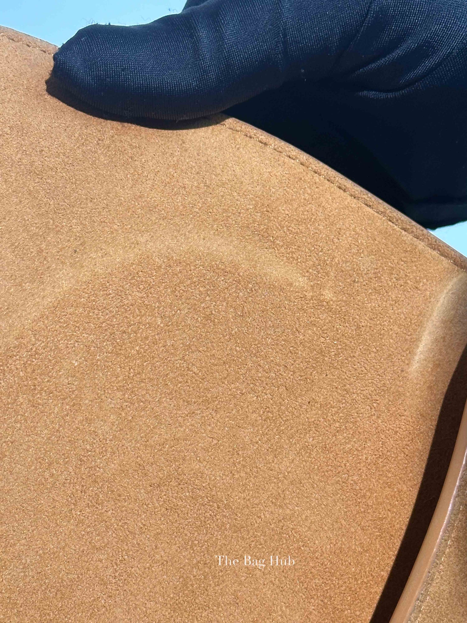 Dior Camel Box Calfskin Medium Bobby Bag