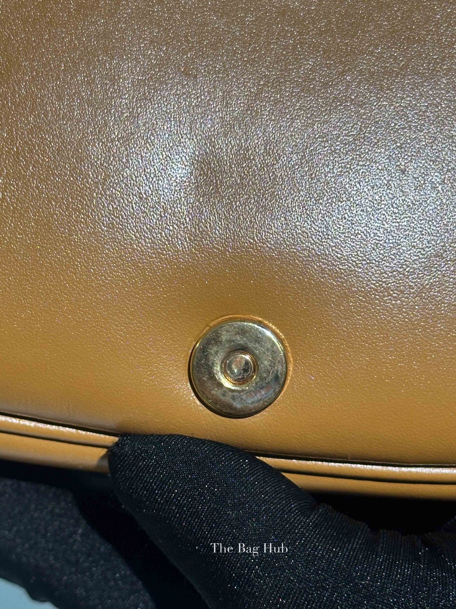 Dior Camel Box Calfskin Medium Bobby Bag