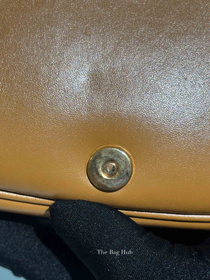Dior Camel Box Calfskin Medium Bobby Bag